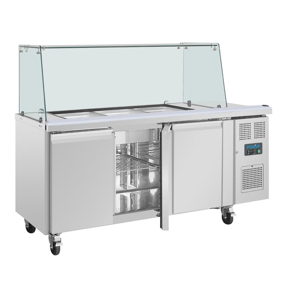 Polar U-Serie Premium Dreitürige Saladette Thekenkühlschrank Polar U-Serie 1 Polar U-Serie Premium Dreitürige Saladette Thekenkühlschrank Polar U-Serie