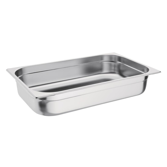 Vogue GN-Behälter Edelstahl 10cm GN1/1 2 Vogue GN-Behälter Edelstahl 10cm GN1/1