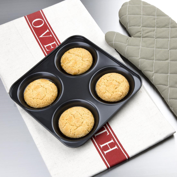 Vogue antihaftbeschichtete Yorkshire-Pudding-Formen 4 Formen 1 Vogue antihaftbeschichtete Yorkshire-Pudding-Formen 4 Formen