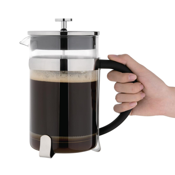 Olympia French Press Edelstahl und Glas 1,5L 4 Olympia French Press Edelstahl und Glas 1,5L