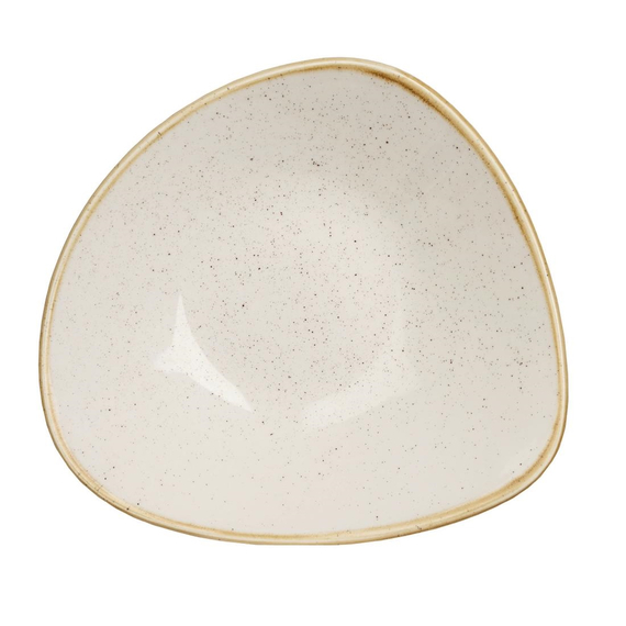 Churchill Stonecast Dreieckige Schüssel, Barley White, 228 mm (12 Stück) 1 Churchill Stonecast Dreieckige Schüssel, Barley White, 228 mm (12 Stück)