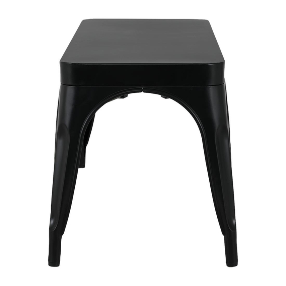 Bolero Bistro Metallbänke Schwarz 1000mm (2 Stück) 5 Bolero Bistro Metallbänke Schwarz 1000mm (2 Stück)