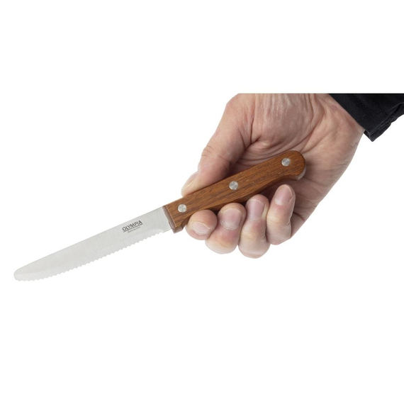 Olympia abgerundete Steakmesser Holz (12 Stück) 5 Olympia abgerundete Steakmesser Holz (12 Stück)