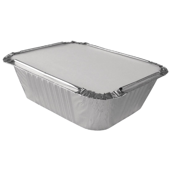 Gewachster Kartondeckel für Aluminiumbehälter klein (1000 Stück) 1 Gewachster Kartondeckel für Aluminiumbehälter klein (1000 Stück)