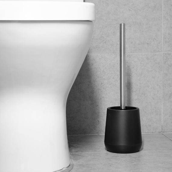 Jantex Toilettenbürste und Halter Schwarz 4 Jantex Toilettenbürste und Halter Schwarz