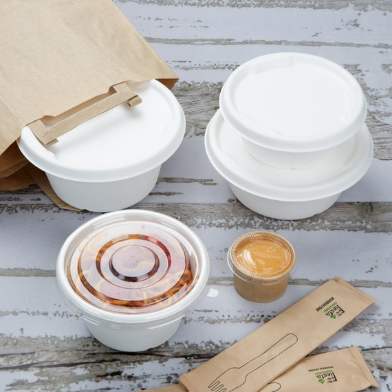 Fiesta Kompostierbare Bagasse Schale Basis 750ml (50 Stück) 5 Fiesta Kompostierbare Bagasse Schale Basis 750ml (50 Stück)