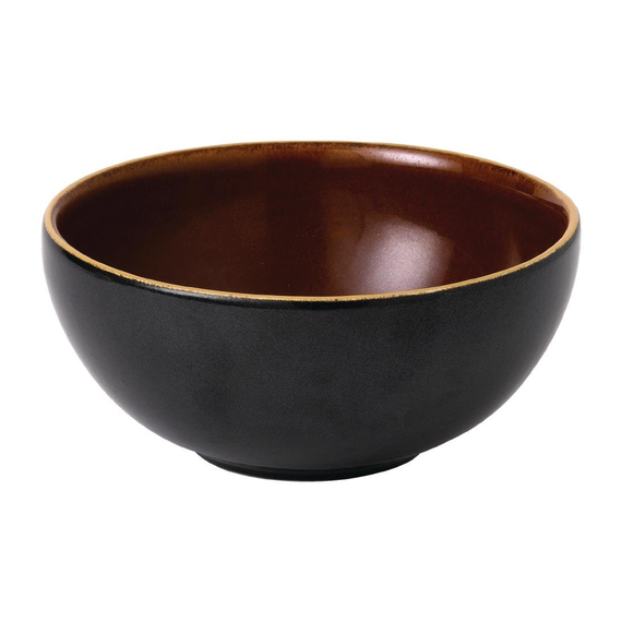 Churchill Super Vitrified Nourish Tokyo Black tiefe Schalen, 155 mm, (6 Stück) 1 Churchill Super Vitrified Nourish Tokyo Black tiefe Schalen, 155 mm, (6 Stück)
