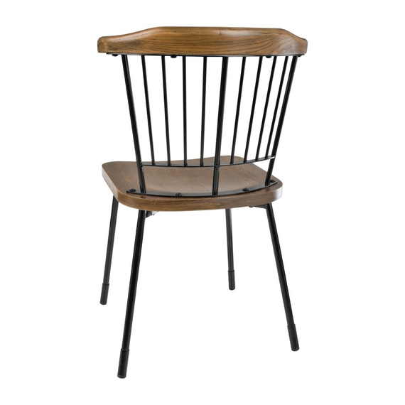 Bolero Scandi Seitenstühle Schwarz (2 Stück) 2 Bolero Scandi Seitenstühle Schwarz (2 Stück)