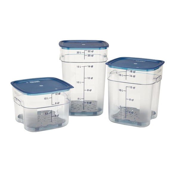 Cambro FreshPro Blauer Deckel 261x261mm 1 Cambro FreshPro Blauer Deckel 261x261mm