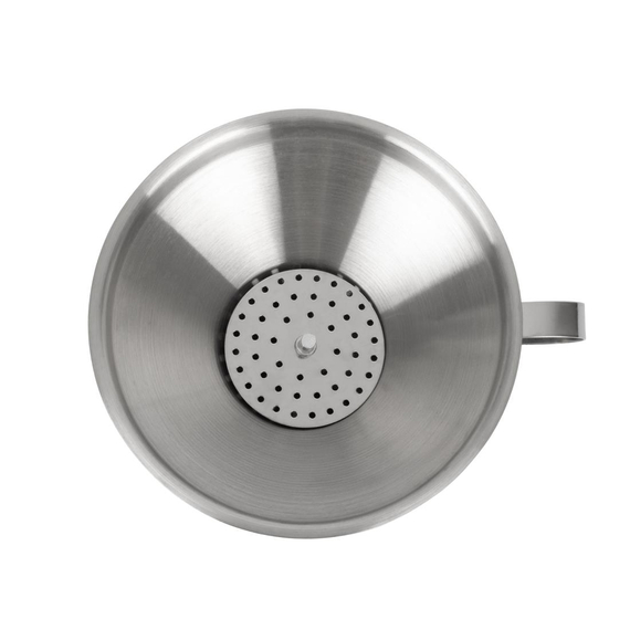 Trichter Edelstahl 12,5cm 3 Trichter Edelstahl 12,5cm