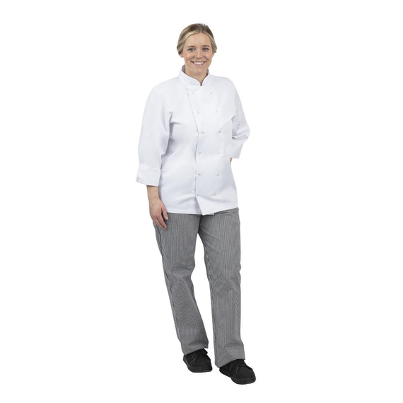 Whites Unisex Kochhose Vegas schwarz weiß kleinkariert M 1 Whites Unisex Kochhose Vegas schwarz weiß kleinkariert M