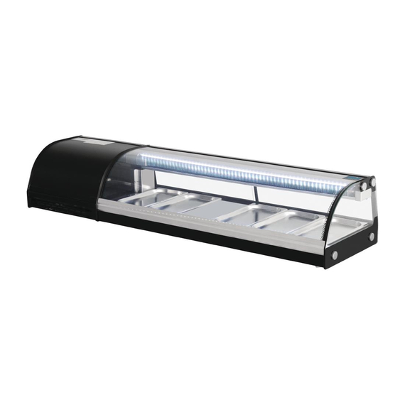 Polar Serie G Kühlvitrine für Sushi 150cm 1 Polar Serie G Kühlvitrine für Sushi 150cm