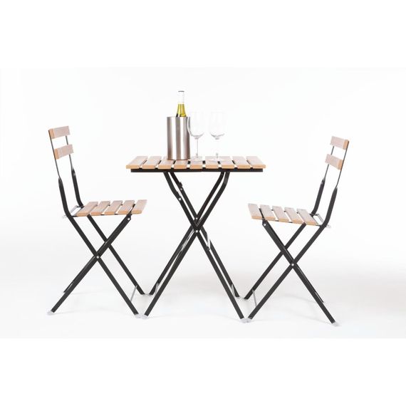 Bolero klappbare Terrassenstühle Holzimitat (2 Stück) 6 Bolero klappbare Terrassenstühle Holzimitat (2 Stück)
