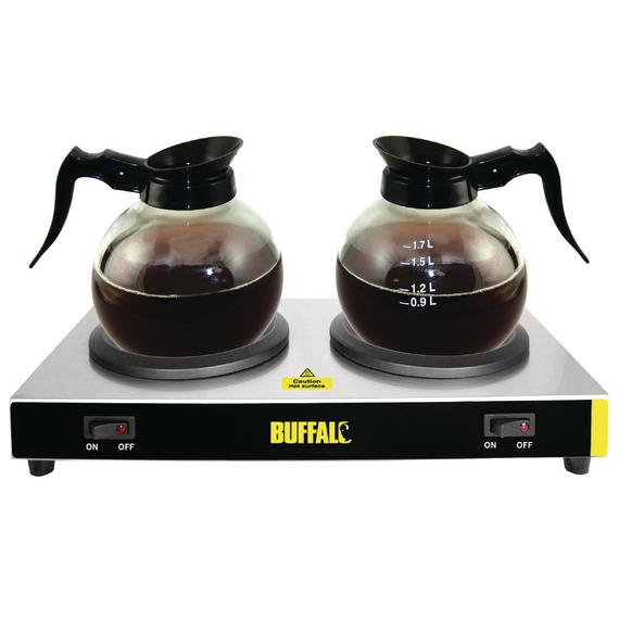 Buffalo doppelte Kaffeewarmhalteplatte 2 Buffalo doppelte Kaffeewarmhalteplatte