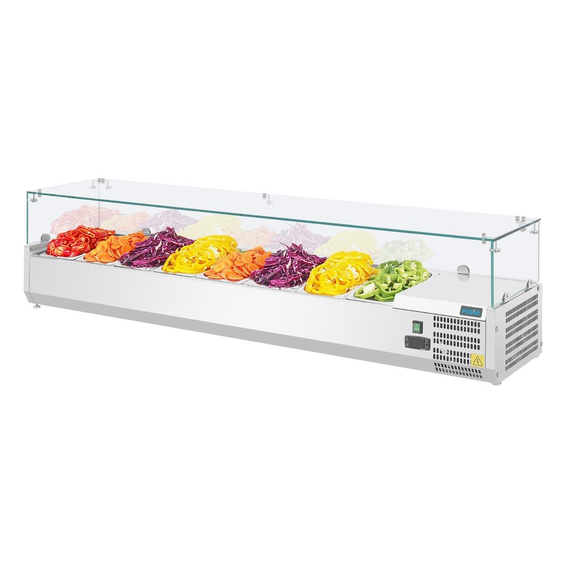 Polar Serie G Aufsatzkühlvitrine für 8x GN1/3 3 Polar Serie G Aufsatzkühlvitrine für 8x GN1/3