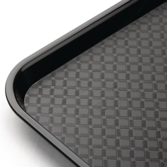 Olympia Kristallon Polypropylen Fast Food Tablett Schwarz Klein 345mm 1 Olympia Kristallon Polypropylen Fast Food Tablett Schwarz Klein 345mm