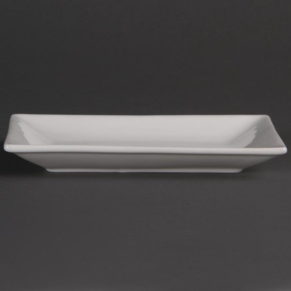 Olympia Whiteware rechteckige Servierteller 20 x 13cm (6 Stück) Olympia Whiteware rechteckige Servierteller 20 x 13cm (6 Stück)