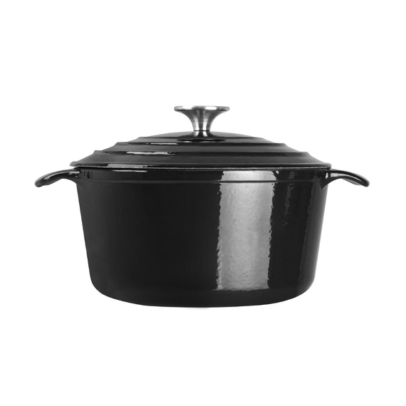 Vogue runder Schmortopf schwarz 4 Vogue runder Schmortopf schwarz