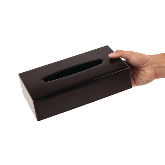 Taschentuchbox rechteckig schwarz 3 Taschentuchbox rechteckig schwarz