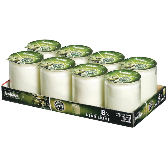 Bolsius Starlight Kerzen im Glas klar (8 Stück) 5 Bolsius Starlight Kerzen im Glas klar (8 Stück)