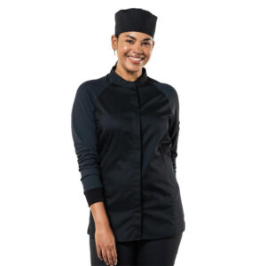 Chaud Devant Sorella UFX Damen Kochjacke schwarz Größe XL