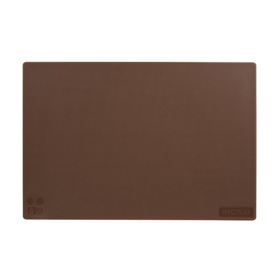 Hygiplas LDPE Schneidebrett braun 45x30x1cm 5 Hygiplas LDPE Schneidebrett braun 45x30x1cm