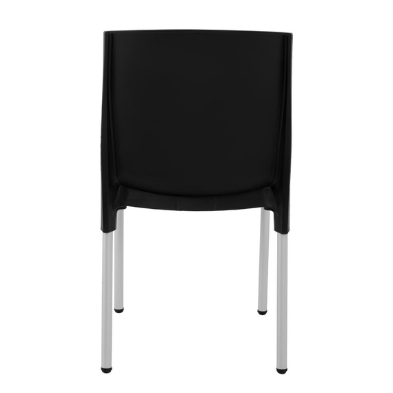Bolero Bistrostühle mit Ablaufloch Kunststoff schwarz (4 Stück) 6 Bolero Bistrostühle mit Ablaufloch Kunststoff schwarz (4 Stück)