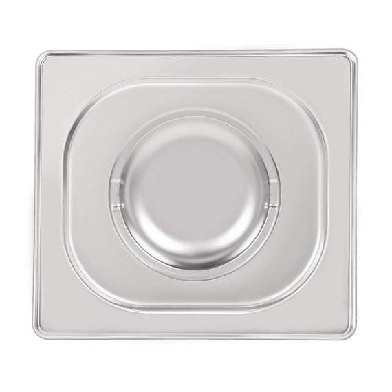 Vogue Strapazierfähiger Deckel für GN-Behälter 1/6 Edelstahl 4 Vogue Strapazierfähiger Deckel für GN-Behälter 1/6 Edelstahl