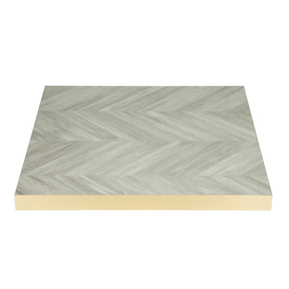 Bolero, vorgebohrte Tischplatte im Chevron-Design, 700 mm Bolero, vorgebohrte Tischplatte im Chevron-Design, 700 mm