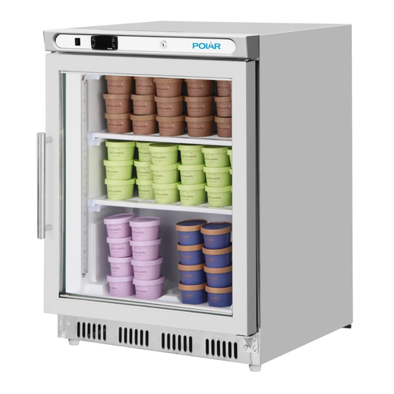 Polar C-Serie Gefrierschrank Untertisch mit Glasfront - Edelstahl 5 Polar C-Serie Gefrierschrank Untertisch mit Glasfront - Edelstahl