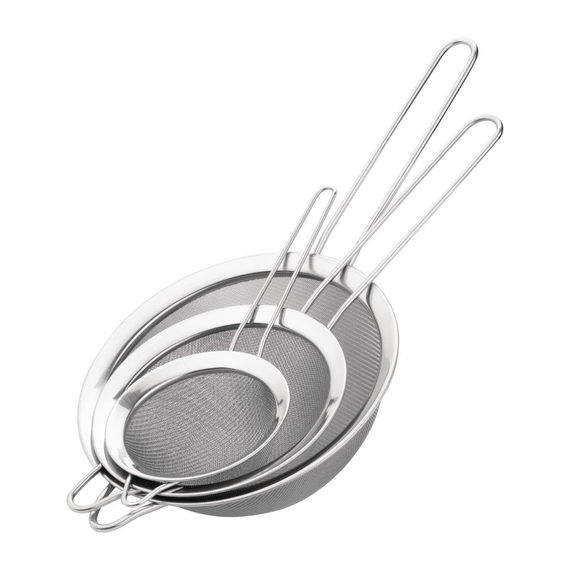 Vogue Edelstahl Sieb 10cm 4 Vogue Edelstahl Sieb 10cm