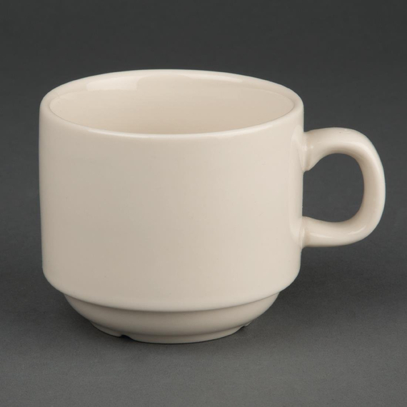 Olympia Ivory stapelbare Teetassen 21,3cl (12 Stück) Olympia Ivory stapelbare Teetassen 21,3cl (12 Stück)