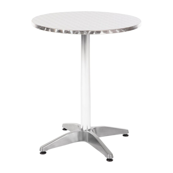Bolero runder Bistrotisch Edelstahl 1 Bein 60cm 1 Bolero runder Bistrotisch Edelstahl 1 Bein 60cm