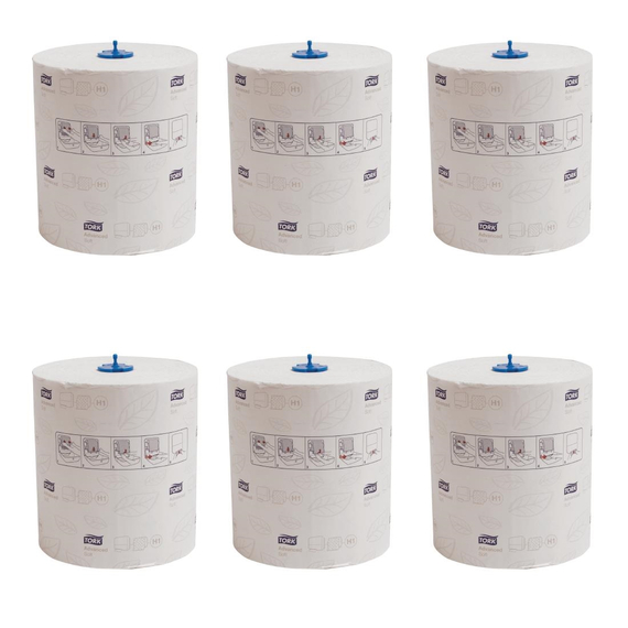 Tork Advanced Handtuchrollen 2-lagig 150m (6er Pack) (6 Stück) 5 Tork Advanced Handtuchrollen 2-lagig 150m (6er Pack) (6 Stück)