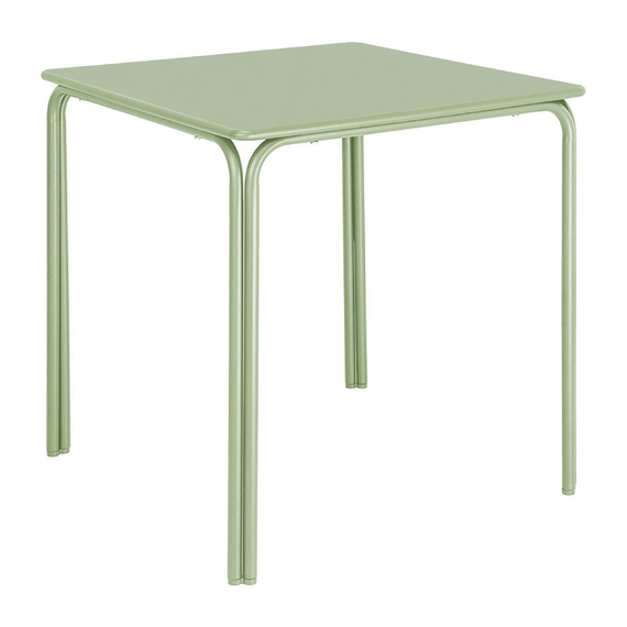 Bolero Adeline Stahl Quadratischer Tisch 700mm Hellgrün Bolero Adeline Stahl Quadratischer Tisch 700mm Hellgrün