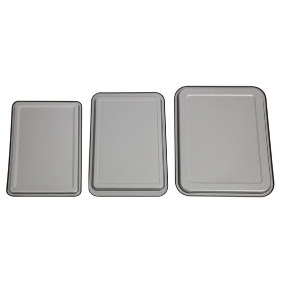 Nisbets Essentials Backbleche mit Antihaftbeschichtung (3 Stück) 2 Nisbets Essentials Backbleche mit Antihaftbeschichtung (3 Stück)