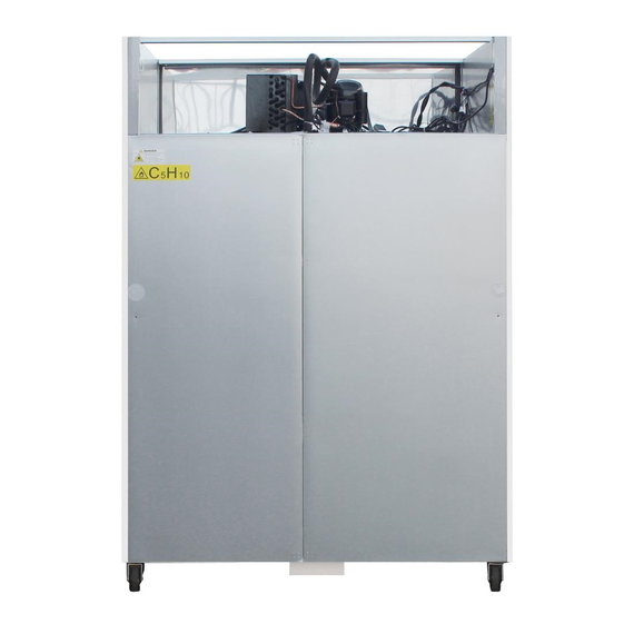 Polar Serie G Kühlschrank weiß 2-türig 1200L 4 Polar Serie G Kühlschrank weiß 2-türig 1200L