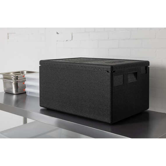 Cambro GoBox EPP Isolierter Kasten für Lebensmitteltransport, 80 Liter 6 Cambro GoBox EPP Isolierter Kasten für Lebensmitteltransport, 80 Liter