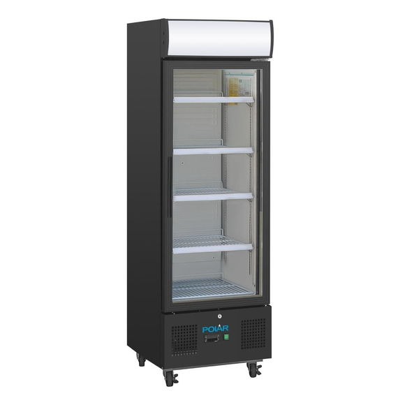 Polar G-Serie Standkühlschrank mit Display 218Ltr Schwarz 1 Polar G-Serie Standkühlschrank mit Display 218Ltr Schwarz