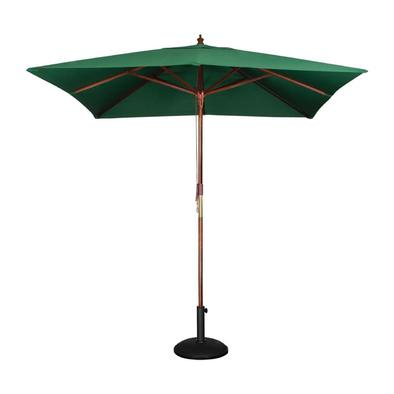 Bolero quadratischer Sonnenschirm grün 2,5m Bolero quadratischer Sonnenschirm grün 2,5m