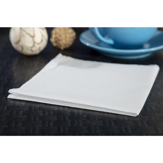 Lunch-Papierservietten weiß 33cm (5000 Stück) 4 Lunch-Papierservietten weiß 33cm (5000 Stück)