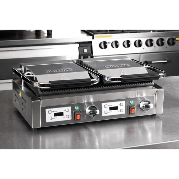 Buffalo Doppelkontaktgrill Gerippte Platten 7 Buffalo Doppelkontaktgrill Gerippte Platten