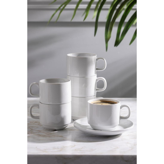 Olympia Whiteware Untertassen für CB467 (12 Stück) 2 Olympia Whiteware Untertassen für CB467 (12 Stück)