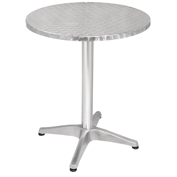 Bolero runder Bistrotisch Edelstahl 1 Bein 60cm 6 Bolero runder Bistrotisch Edelstahl 1 Bein 60cm