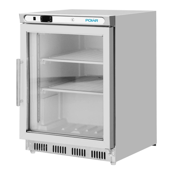 Polar C-Serie Gefrierschrank Untertisch mit Glasfront - Edelstahl 3 Polar C-Serie Gefrierschrank Untertisch mit Glasfront - Edelstahl