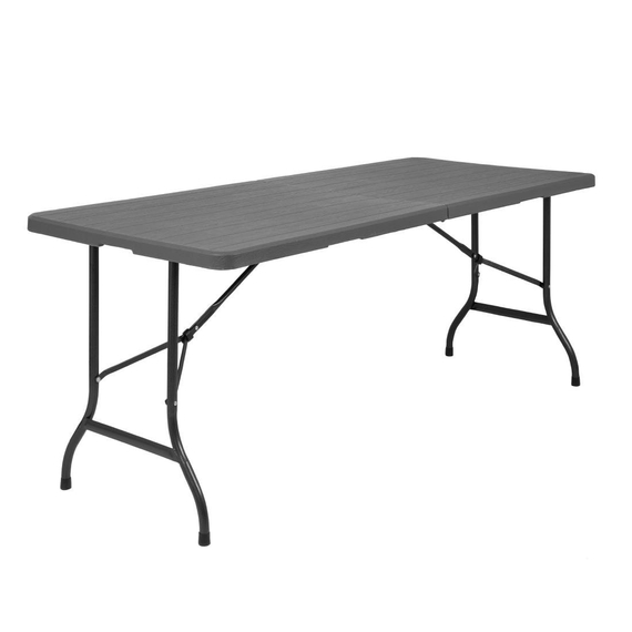 Bolero Korbgeflecht-Effekt Rechteckiger Klapptisch 6ft Bolero Korbgeflecht-Effekt Rechteckiger Klapptisch 6ft