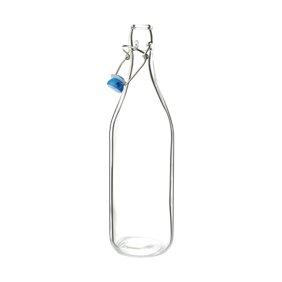 Olympia Glasflaschen mit Bügelverschluss 1L (6 Stück) 1 Olympia Glasflaschen mit Bügelverschluss 1L (6 Stück)