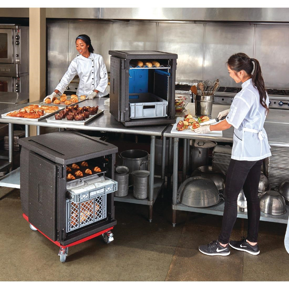 Cambro isolierter Frontlader Lebensmitteltransportbehälter 155L mit verstellbaren Schienen 1 Cambro isolierter Frontlader Lebensmitteltransportbehälter 155L mit verstellbaren Schienen
