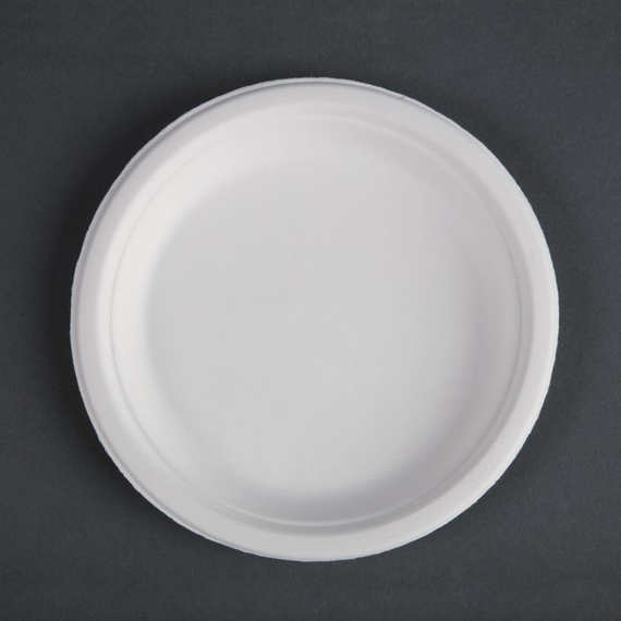 Fiesta Compostable kompostierbare Zuckerrohrteller 17,9cm (50 Stück) 2 Fiesta Compostable kompostierbare Zuckerrohrteller 17,9cm (50 Stück)
