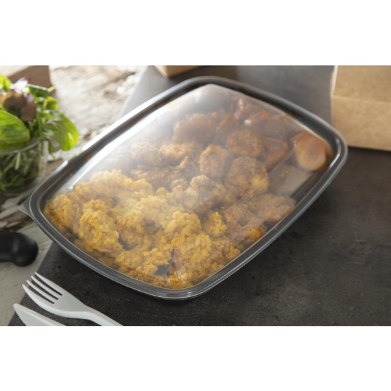 Fastpac Deckel für große rechteckige Lebensmittelbehälter 1350 ml (150 Stück) 5 Fastpac Deckel für große rechteckige Lebensmittelbehälter 1350 ml (150 Stück)